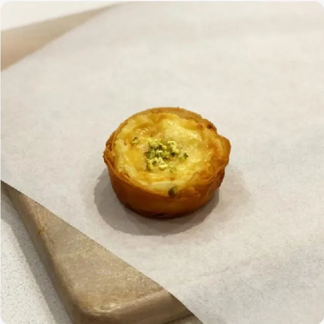 Cheese and pistachio baklava (GF)