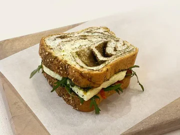 [SA08] halloum cheese and pesto sandwich